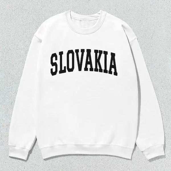 Slovakia Sweatshirt Collegiate Crewneck Sweater Unisex