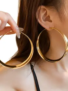 Women's Lightweight Hoop Earrings, Statement Earrings, Minimalist Fashion Design, Perfect for Parties & Gifts, Elegant Jewelry Accessory