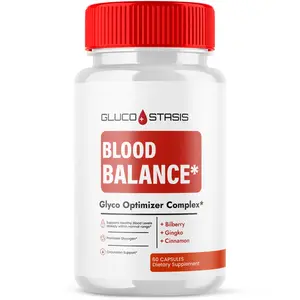 (1 Pack) Gluco Stasis Blood Balance Advanced Support Glycogen Vitamin 60 Capsule