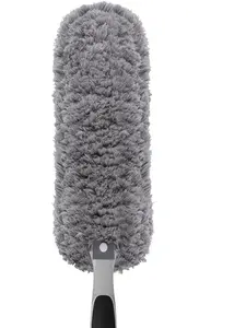 Lint-Free Microfiber Duster, Washable Household Cleaning Duster for Windows, Gray, Window