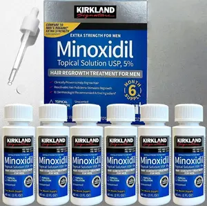 Minoxidil 5% for Men & Women Universal Solution for Pattern Baldness & Thinning Liquid Hair Growth Booster 3-Month Supply| Targets Hair Thinning at the Root, Enhances Hair Density & Supports Healthy Growth, Dermatologically Tested