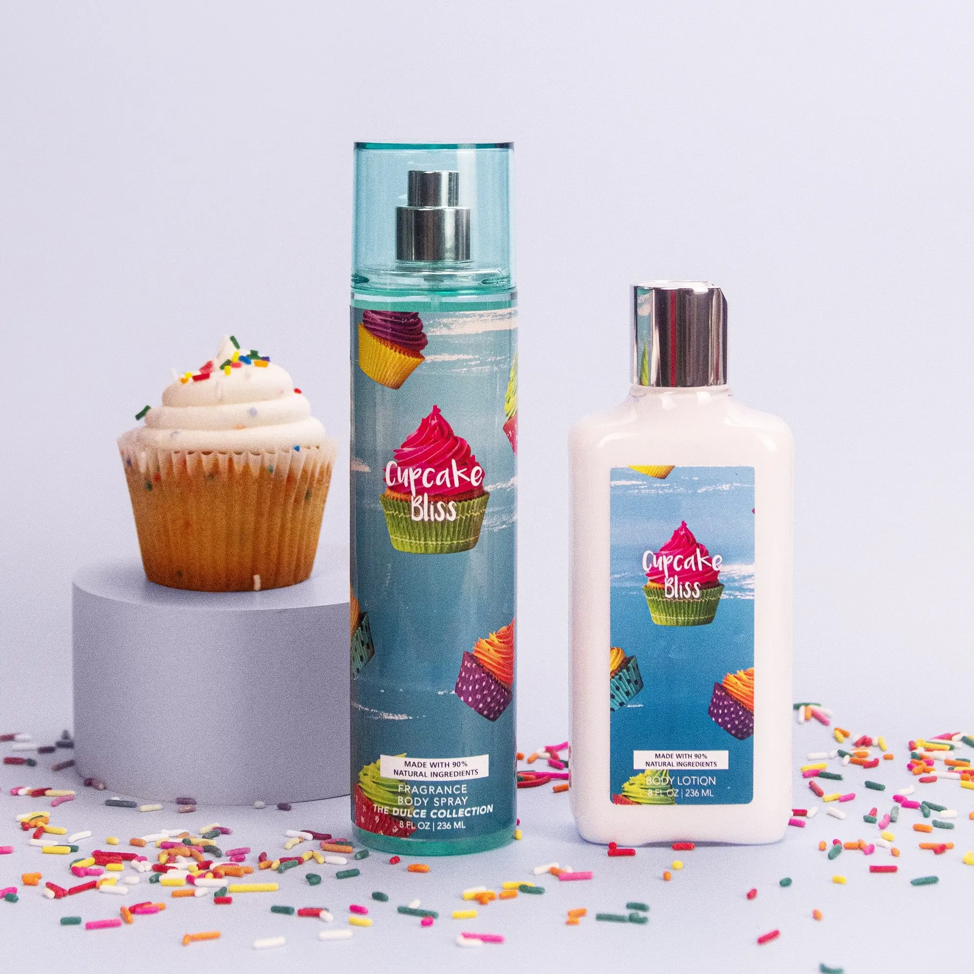 Cupcake Bliss Body Mist & Lotion Set | Double the Sweetness!