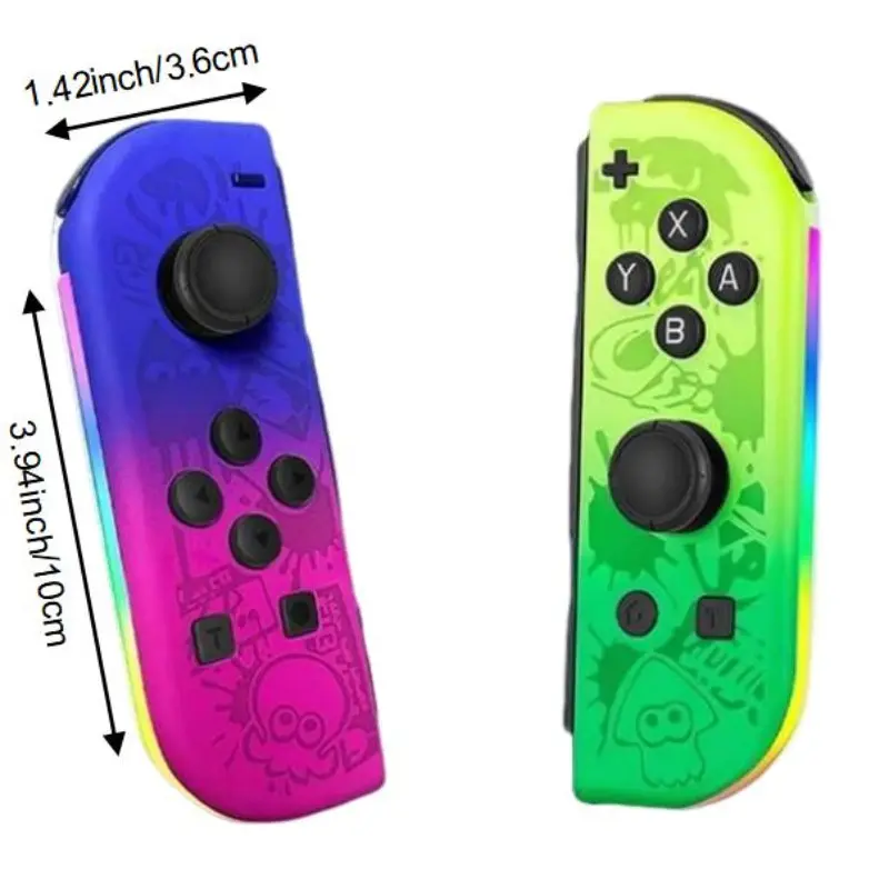 Wireless Controller for Game Handheld Controllers, Compatible with Switch Lite Oled, Dual Vibration Function, Cool Replacement Accessory Wireless Controller for Game Handheld Controllers, Compatible with Switch Lite Oled, Dual Vibration Function, Cool Replacement Accessory