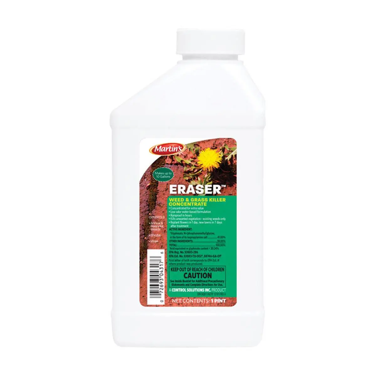 Martins 7790041 1 Point Eraser Concentrate Weed & Grass Killer
