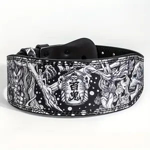 Ghost Pattern Weightlifting Belt, Gym Belt, Supporting Belts, Suitable for Squats, Lifting, Fitness, Perfect for Valentine's Day, Women's Day, Thanksgiving, Christmas, New Year