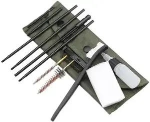 11 Pcs Gun Cleaning Brush Kit Includes .22 Caliber Bore Brush Gun Cleaning Kit with Durable Storage Pouch and Essential Cleaning Tools