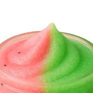 Saydi Pina Colada Sugar Scrub Premium Fruit Scented with Vanillin for Silky Smooth Skin Naturally 8oz Body Care Luxury Daily Exfoliant Fragrance Hydrating Nourishing Radiance Skincare Cosmetic Cleansing Cleanser