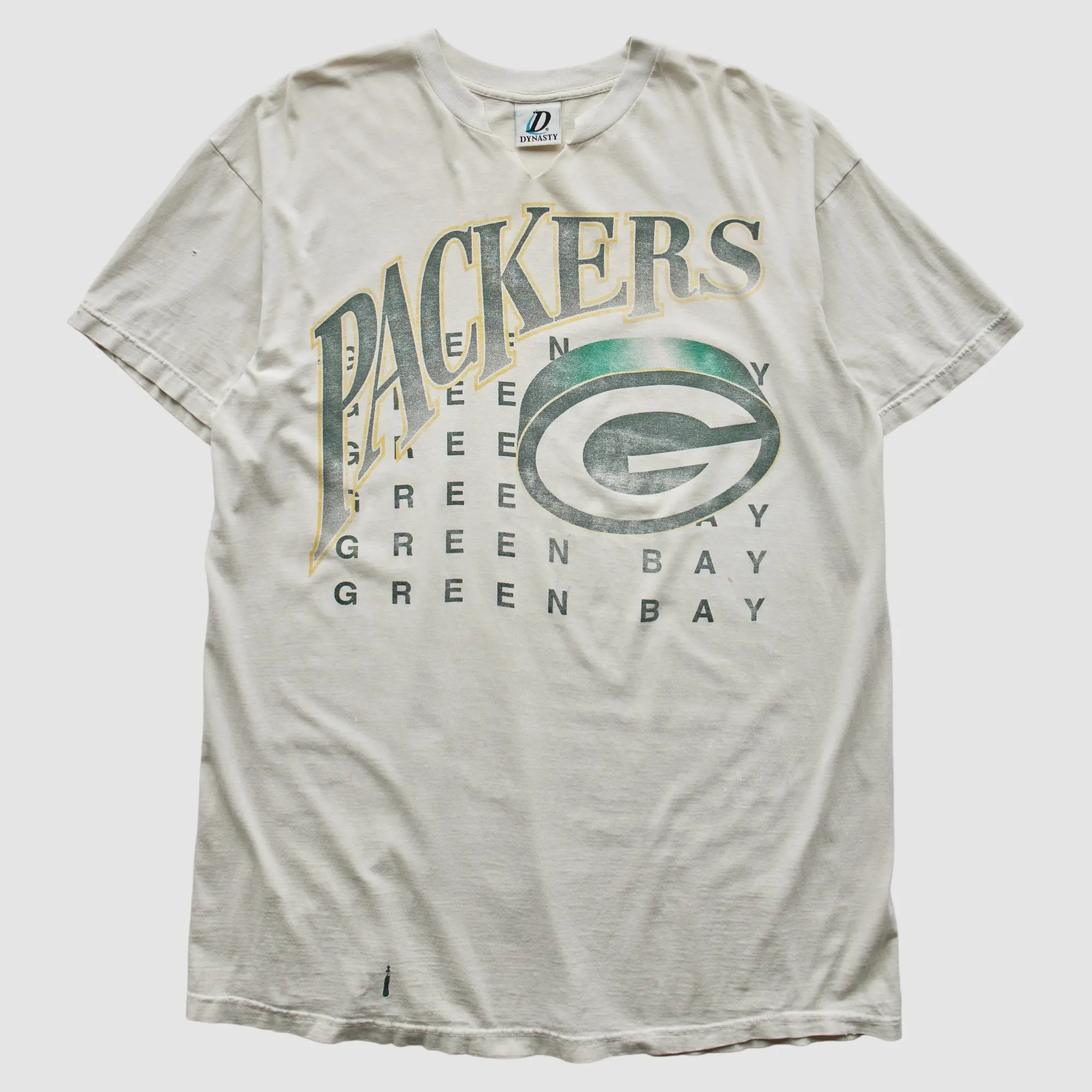 Green Bay Packers Dynasty 90s T-Shirt - White - 2XL