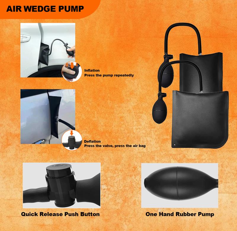 Car Unlock tool set, Car Repair Tool Kit Portable Automotive Tool Set 14 PCS with Carrying Bag for Cars & Trucks Universal Car