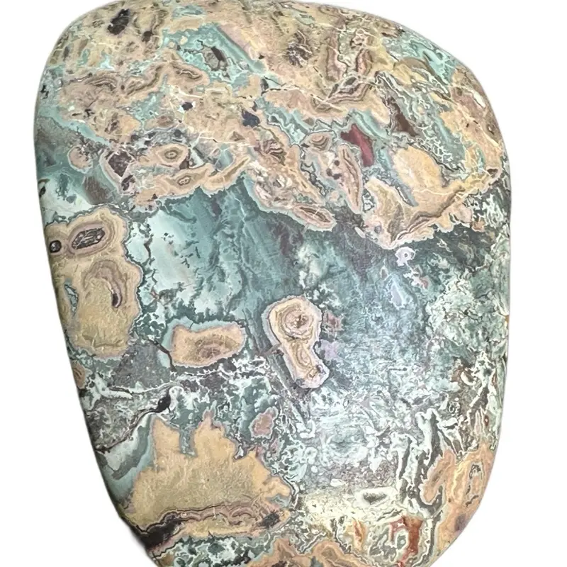 Rare Idaho Seam Agate Cabochon – High-Grade Collector’s Piece