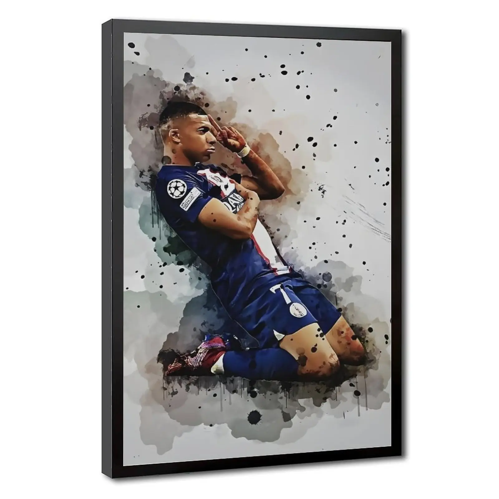 Black Wood Framed
