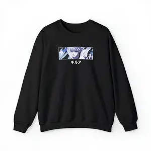 Hunter x Hunter Killua Zoldyck Anime Unisex Heavy Blend Crewneck Sweatshirt, HxH Anime Sweater, Killua Sweater, Anime Gift For Him or Her