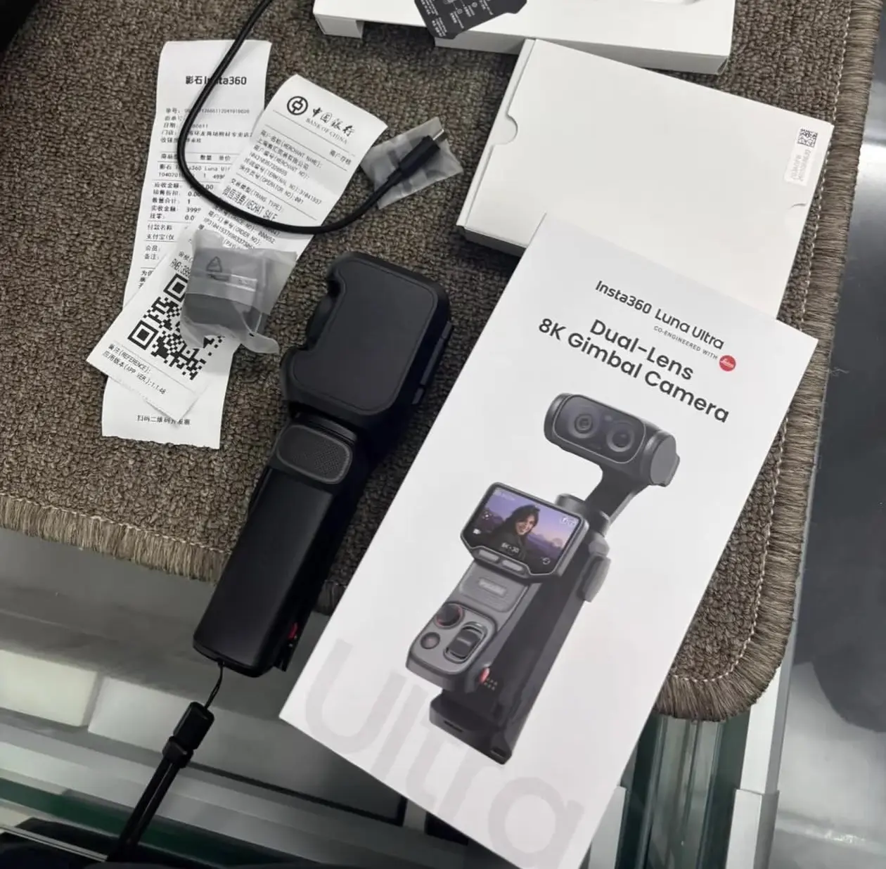 Brand new insta360 Luna Ultra Dual Lens 8K Gimbal Camera