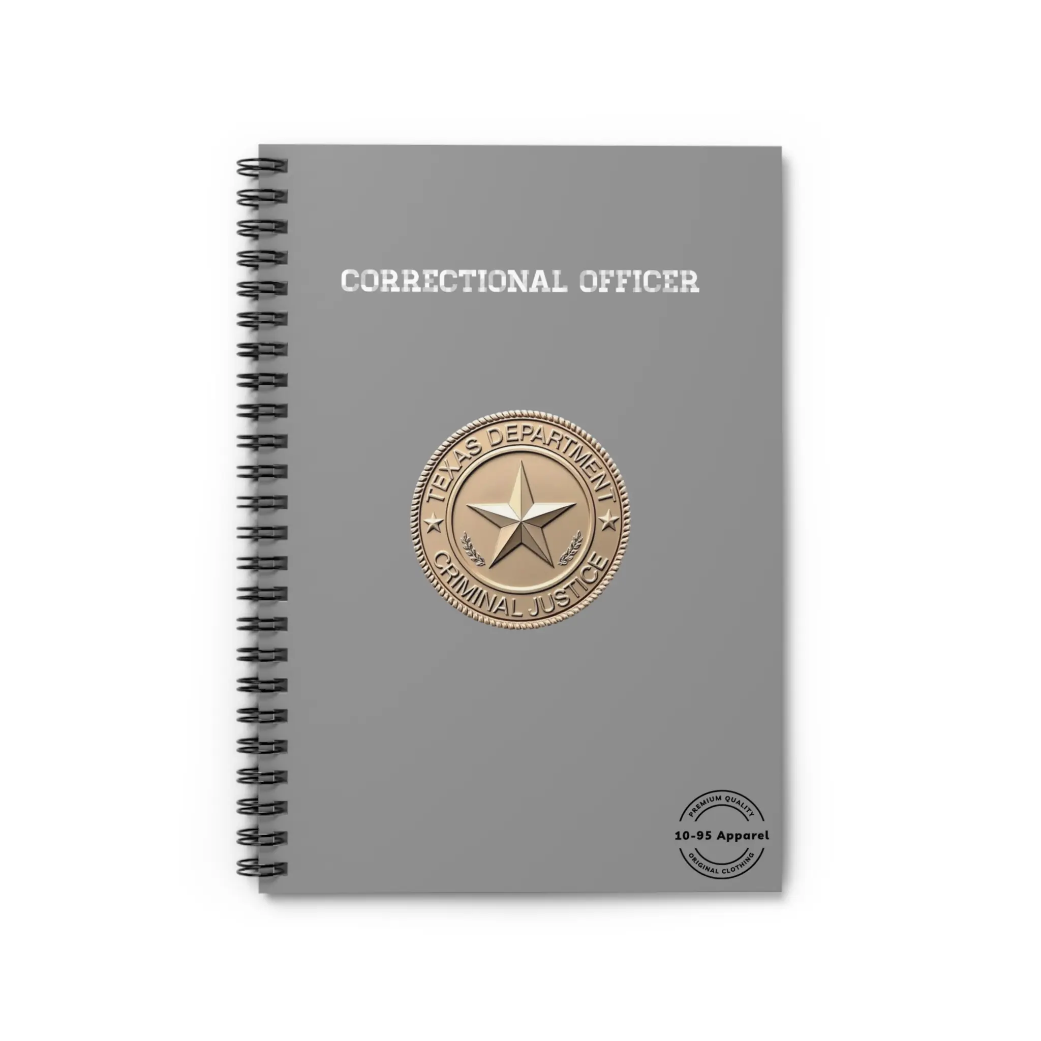 Correctional Officer Spiral Notebook