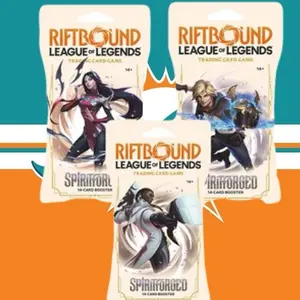 (1) Riftbound League of Legends Spiritforge Booster Pack