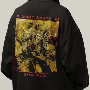 Sanguinius Warhammer 40K Hoodie, Great Angel Primarch Unisex top, Blood Angels Space Marine Fan Clothing, Cotton Sweatshirts