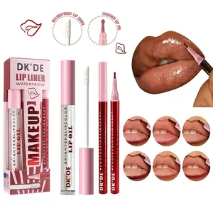 Lip Liner & Lip Gloss Set: Long-lasting, smudge-proof wear / Ultra-hydrating and nourishing formula smooths lip lines / Creates a mirror-like, translucent shine; buildable color / An essential choice for achieving a natural, effortless look on the go., Fl