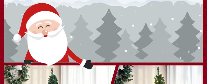 HOMCOM 6ft/7ft Pre-Lit Slim Noble Fir Artificial Christmas Tree with Warm White LED Lights, for Christmas Decoration