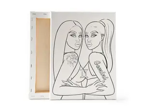 Zodiac Girls Pre-Sketched Canvas Zodiac Girls Pre-Sketched Canvas