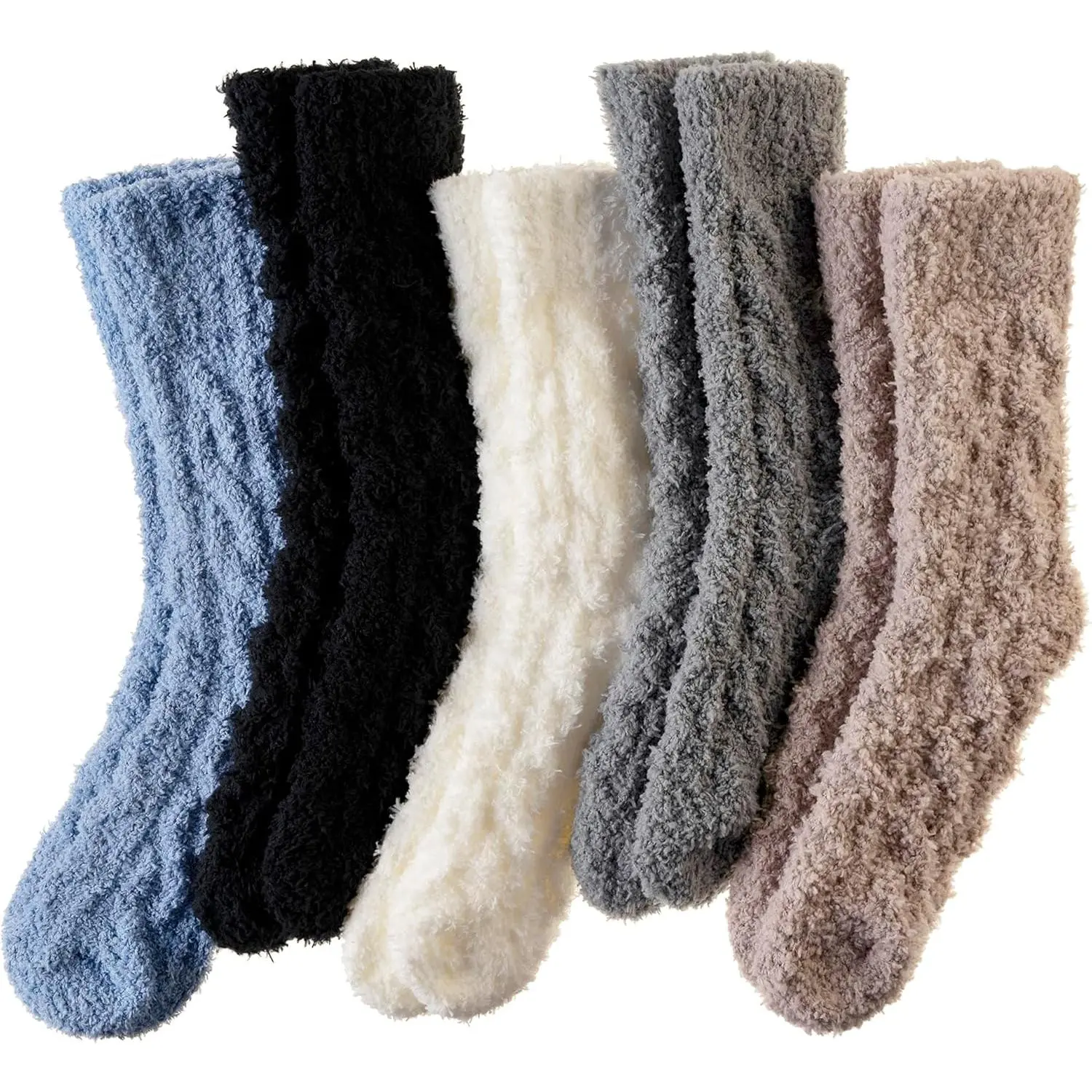 Womens Fuzzy Socks Soft Warm Fluffy Winter Sleep Thermal Plush Casual Cozy Home Socks