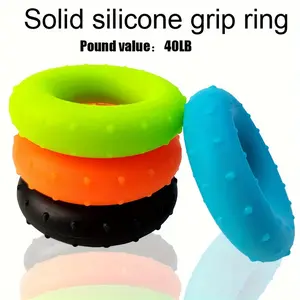 Rubber Grip Strengthener Bump Wrist Strength Trainer Hand Strength Exercise Equipment Arm Relaxation Grip Ring Hand Strength Wrist Strength Training