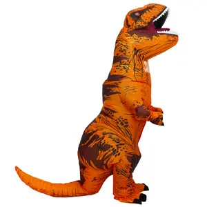 7 ft T-Rex Costume for Adult Dinosaur  Costume Blow up Full Body Halloween Cosplay Party Jumpsuit inflatable