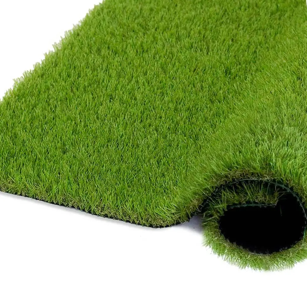 1.38 Pile Height 14 ft. W x Cut to Length Green Artificial Grass Turf