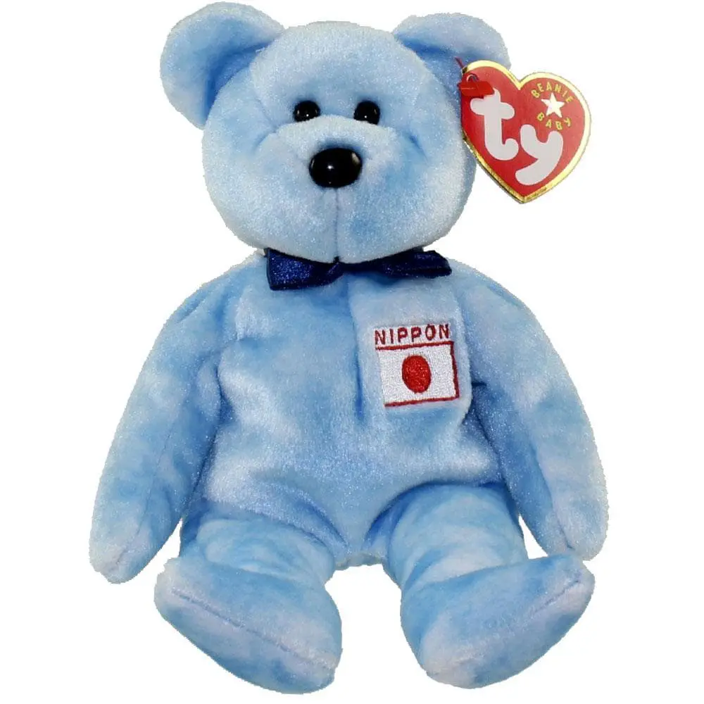 TY Beanie Baby - NIPPONIA the Bear (Japanese Exclusive) (8.5 inch) (2000) MWMTs