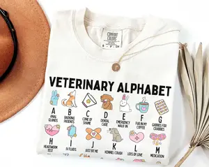 Comfort Colors Veterinarian Shirt, Veterinary Medicine T-Shirt, Vet Tech Gift, Veterinary Technician Tee, Vet School Tee, Vet Med Student Cotton Fit Light Top