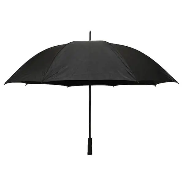 NEW 5 ft. Golf Umbrella in All Black - Compact, Durable, Wind-Resistant Design FIRM GRIP