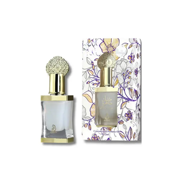 Arabiyat Musk Tahira Concentrated Perfume Oil for Unisex, Long-Lasting Floral Aromatic Scent with Notes of Amber Musk, 12ml (0.40 fl oz), Floral Aromatic Scents, Adults, Arabiyat Musk Tahira Concentrated Perfume Oil 0.40Fl.oz For Unisex