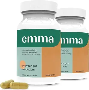 Gut  Daily Supplement with Natural Ingredients for Adults Improve Digestive Gut Health Clean Skin Boost Metabolism 60 CT Antioxidant