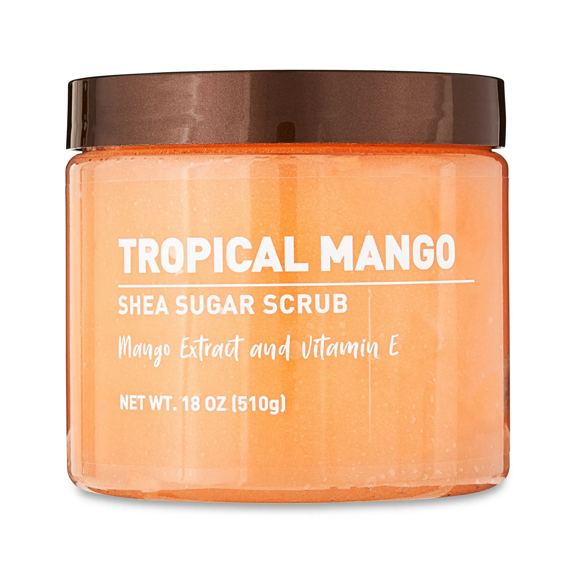 Equate Shea Sugar Scrub in Tropical Mango 18 oz – Gently Exfoliates and Moisturizes for Softer, Healthier Looking Skin Body Care Exfoliant
