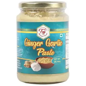 TAJ Ginger Garlic Paste 750g (1.65lbs) Cooking Paste | Gluten & Vegan Friendly