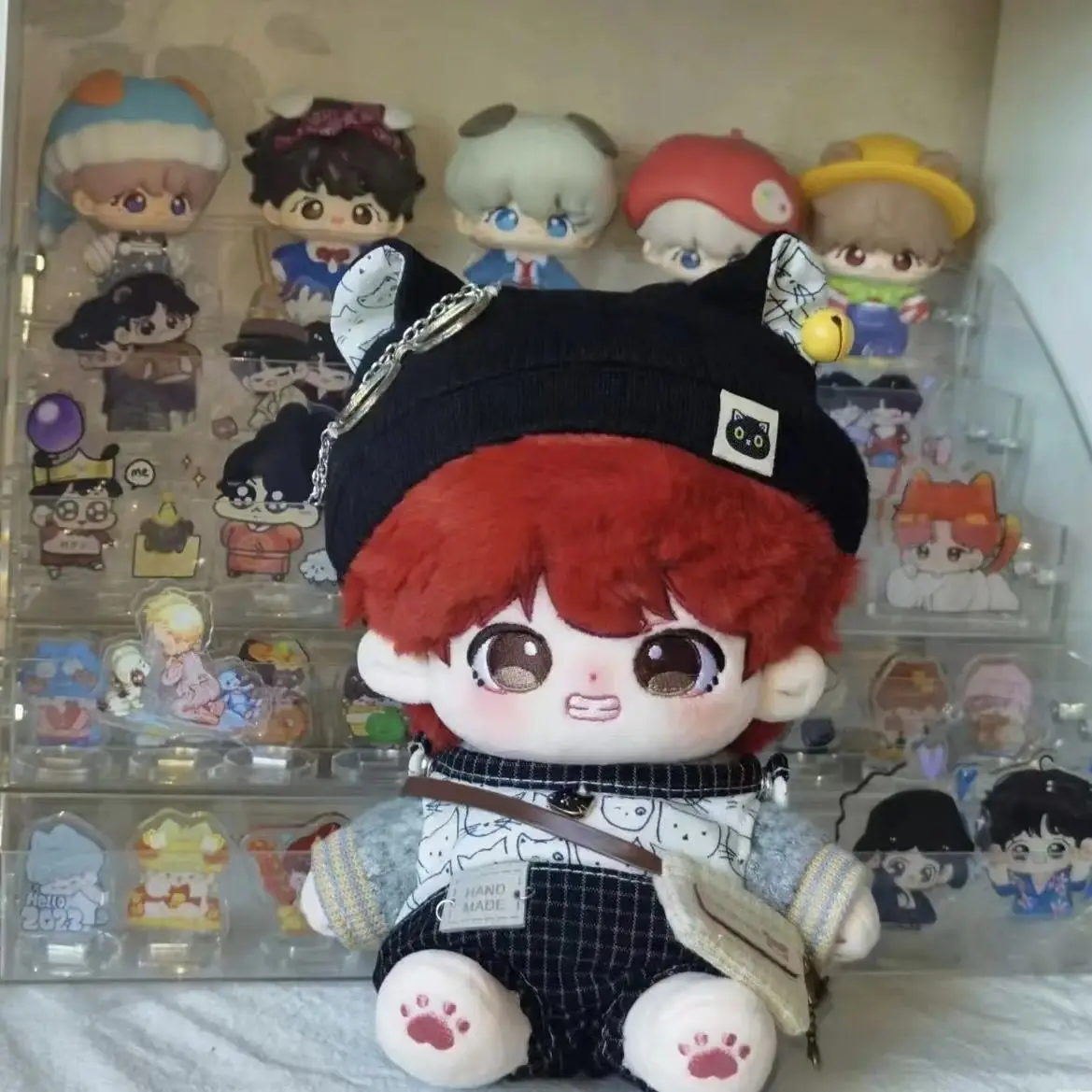 Stuffed 20cm Handsome Boy Kim Tae-hyung Cosplay Plush Doll Toys for Fan Collection or Kids Friends Perfect Birthday Gift