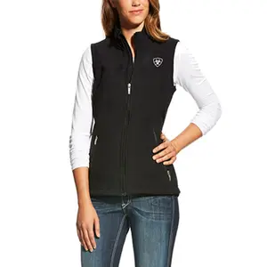 Women's Black Vest New Team Softshell