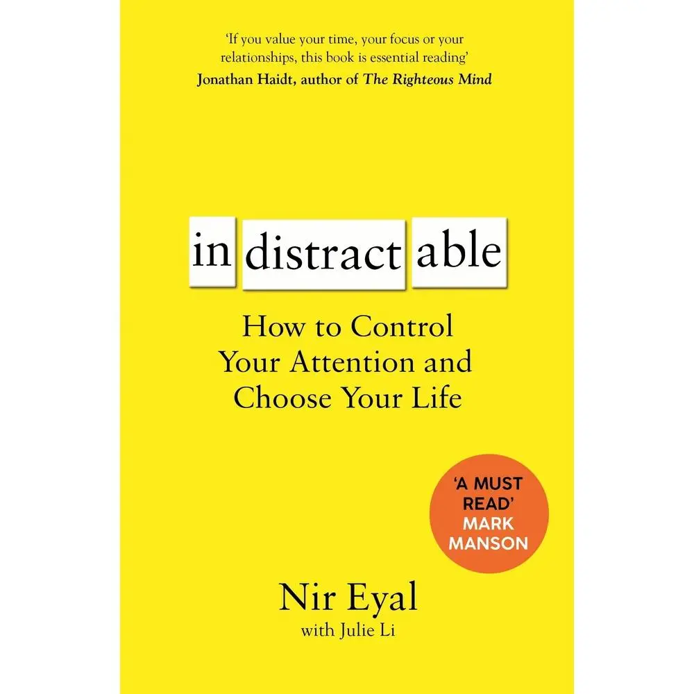 USED Book - Indistractable by Nir Eyal (Paperback) - english