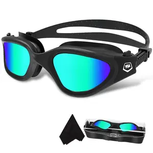 Adult Polarized Swimming Goggles, Swim Glasses, Full Frame Lenses, HD Anti-Fog Waterproof, Unisex, Boxed, Ideal for Swimmers