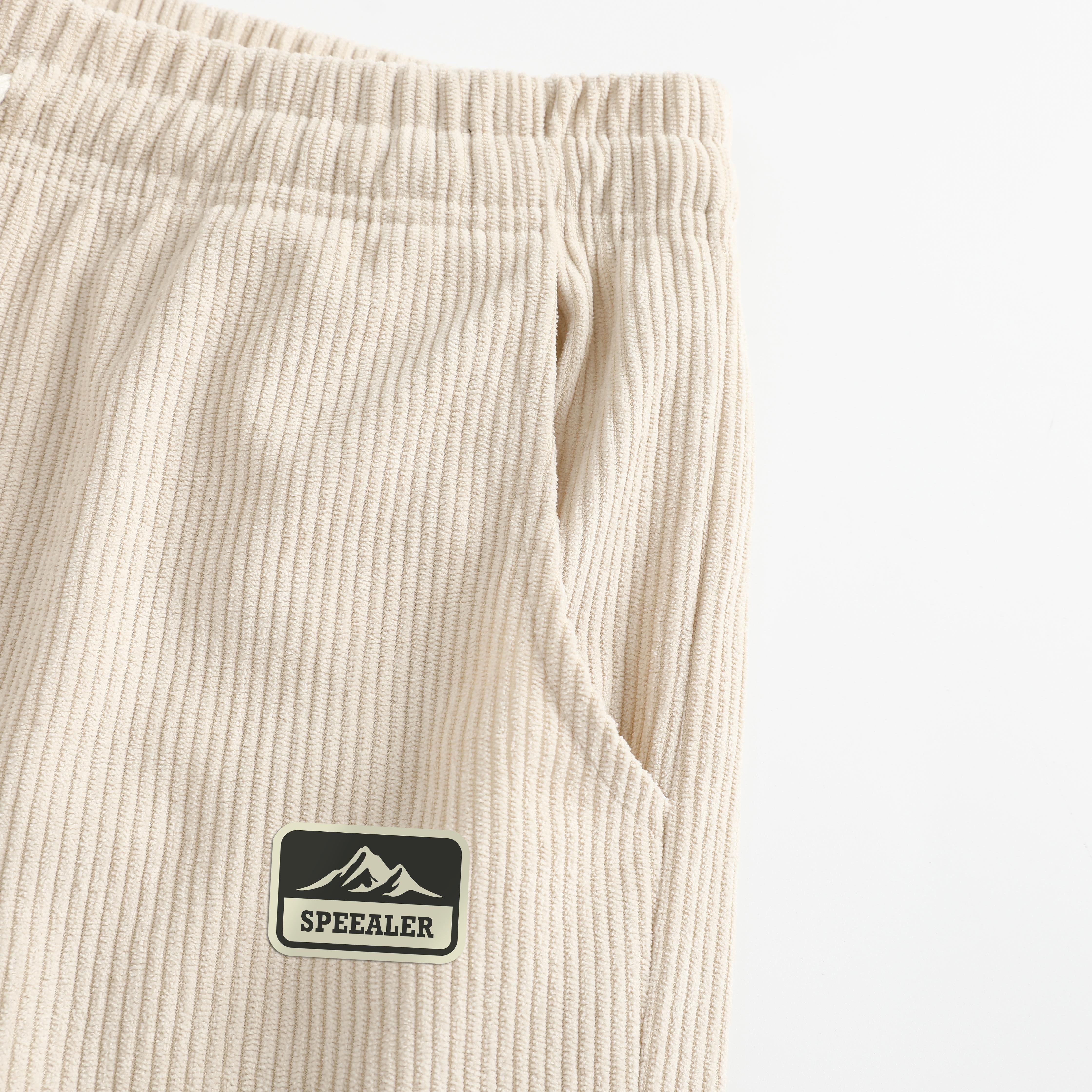 Men's 3-Pack Retro Corduroy Loose Wide-Leg Pants - Repro-Free, Soft Minimalist Classic Menswear, Warm Wind-Resistant Fabric, Elastic Drawstring Waist, Deep Side Pockets, Autumn Winter Daily Leisure Trousers, Corduroy Pants