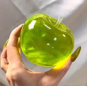 2026 Slushy Squishy] Slushie Green Apple Squishy - Moldable Non-Rebound Crunchy Fidget Toyl Perfect for Medium GripStrength,slushy