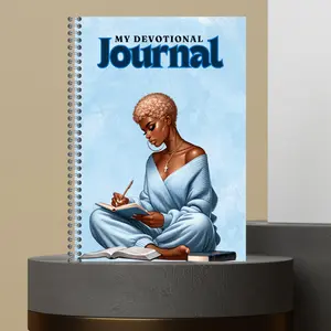 8. My Devotional Journal with Main Points - 120 Pages Hard Cover Wire Binding for Daily Scripture Reading and Reflection