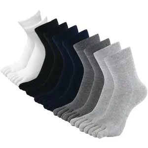 5 pairs of men's toe socks cotton sports running five finger round neck socksRAIMENTRY