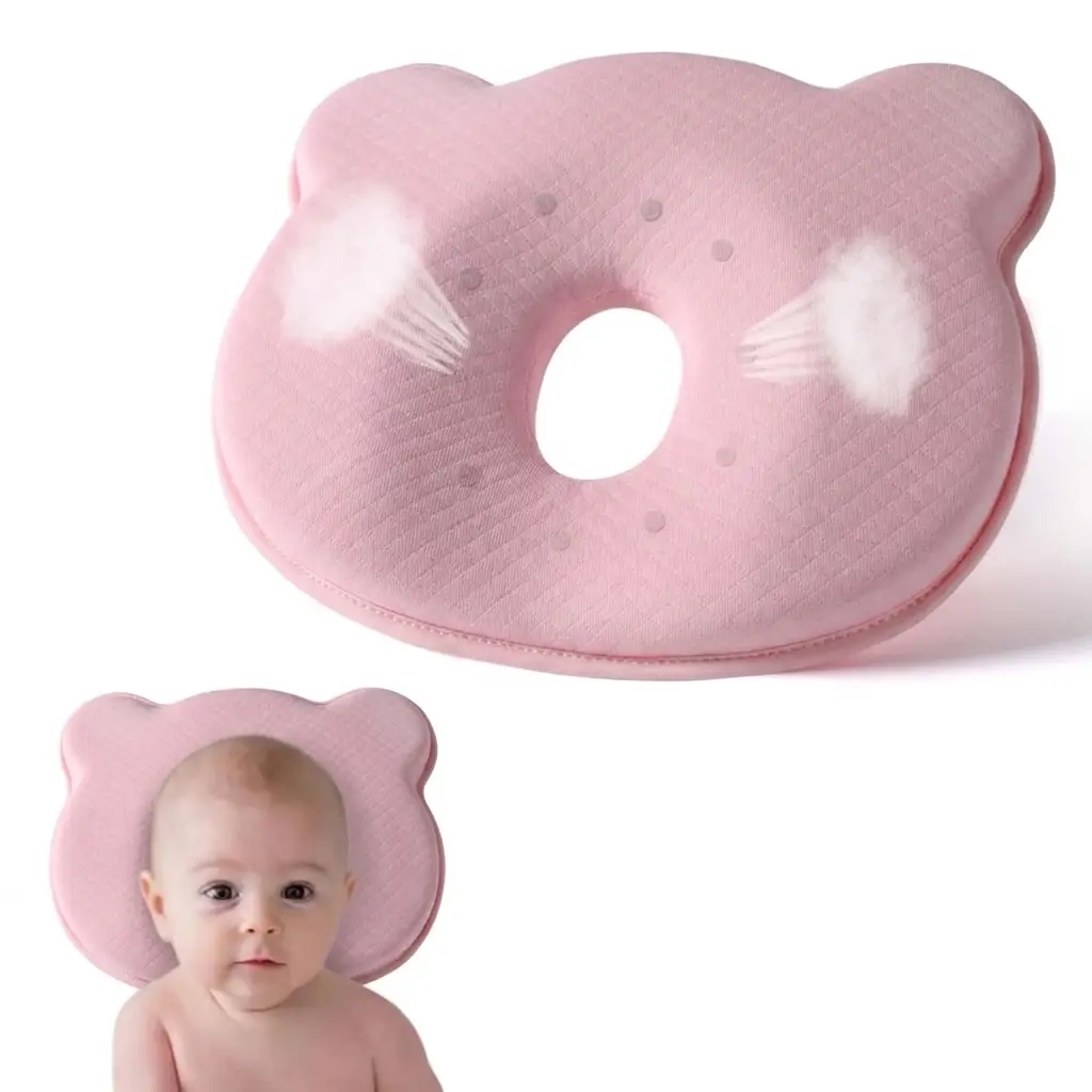 Memory Foam Shaping Pillow, Soft Breathable Design, Comfortable Head Support, Portable & Machine Washable, New Mom Gift Essential