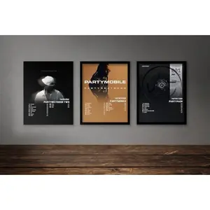 PartyNextDoor Poster Set Of 8 Album Poster | Colours | PartyNextDoor Album | Seven Days | PartyMobile | PartyPack | 1 Room Decor Gift Paper Poster Set of 3