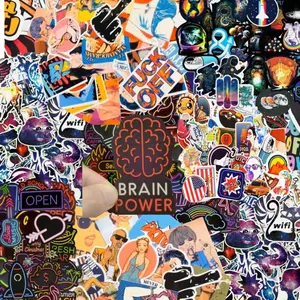Mystery Surprise Sticker Packs - Decal Stickers for Phone Laptop Car Motorcycle Bicycle Luggage Skateboard & More Cool Creative Non-repetitive Designs