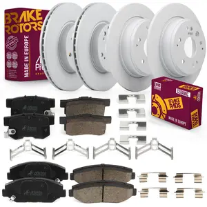 6 PC Front & Rear Brake Rotor & Ceramic Disc Brake Pad Kit 96192MT