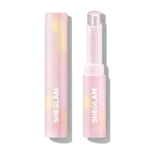SHEGLAM Crystal Jelly Glaze Stick Eye Shadow Stick Eyeliner Brightener Pencil Crayon with Brush Easy to Blend Long Lasting Shimmer Eyeshadow-Aura Blitz