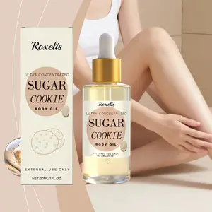 Sweet Cookie Fragrant Body Oil,Moisturizing and Silky Skin,Comforting Massage Oil with Lasting Scent for Hydrated Skin,Glycerin 30ML/1FL.OZ