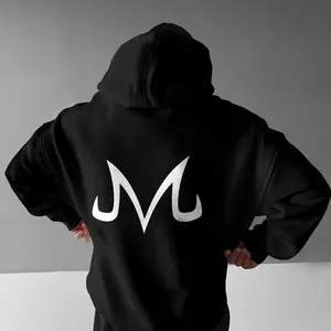 Oversized Simple Letter Anime Print Unisex Streetwear T-shirt, Hoodie, Dragon Ball Anime Majin Buu Printed Hoodie, Best Anime Hoodie, Gift For Anime Lovers, DB Gift For Fans, Gift For Him
