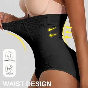 1PCS High Waist Tummy Control Shapewear Panties for Women, Strong Abdomen Compression, Waist Shaping, Anti-Rolling Edge, Butt Lifting Body Shaper Shorts